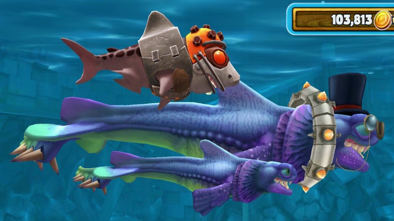 Hungry Shark Evolution: Alan Destroyer of Worlds Android Gameplay  #8