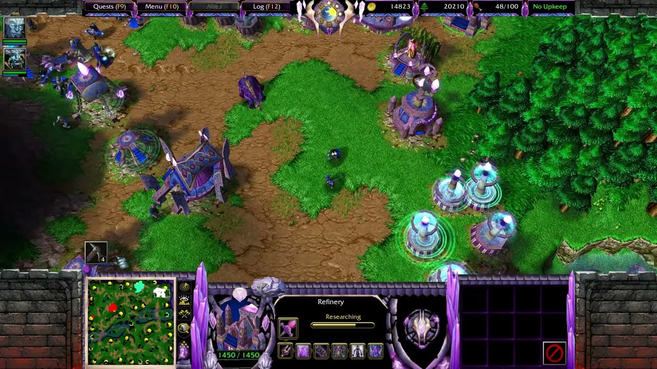 Дренеи: Warcraft 3 Custom Fracture/Изменённая демонстрация ближнего боя