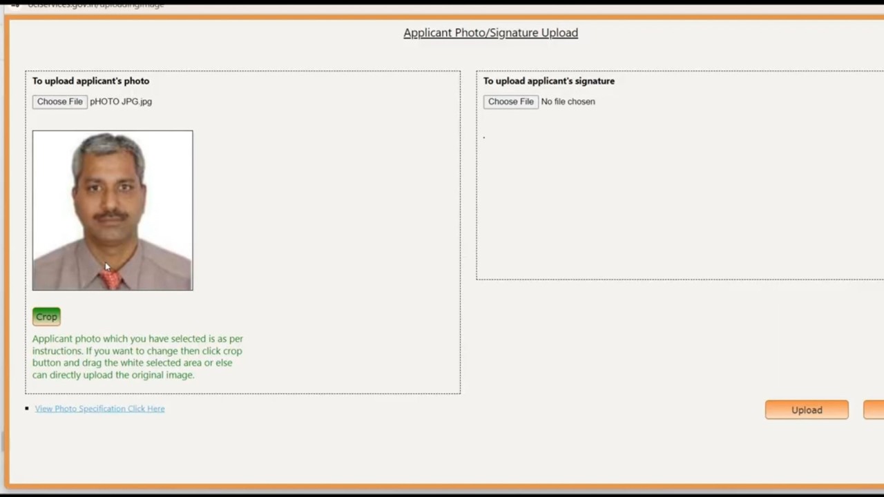 How to Upload Your OCI Photo & Signature (Step-by-Step)
