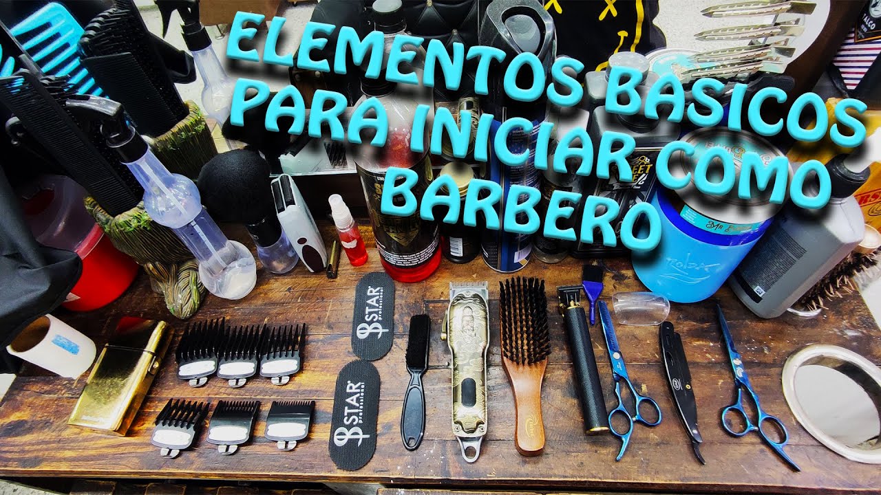 Elementos básicos para iniciar como barbero | BARBERÍA PARA PRINCIPIANTES 1 2023 | Románico GR