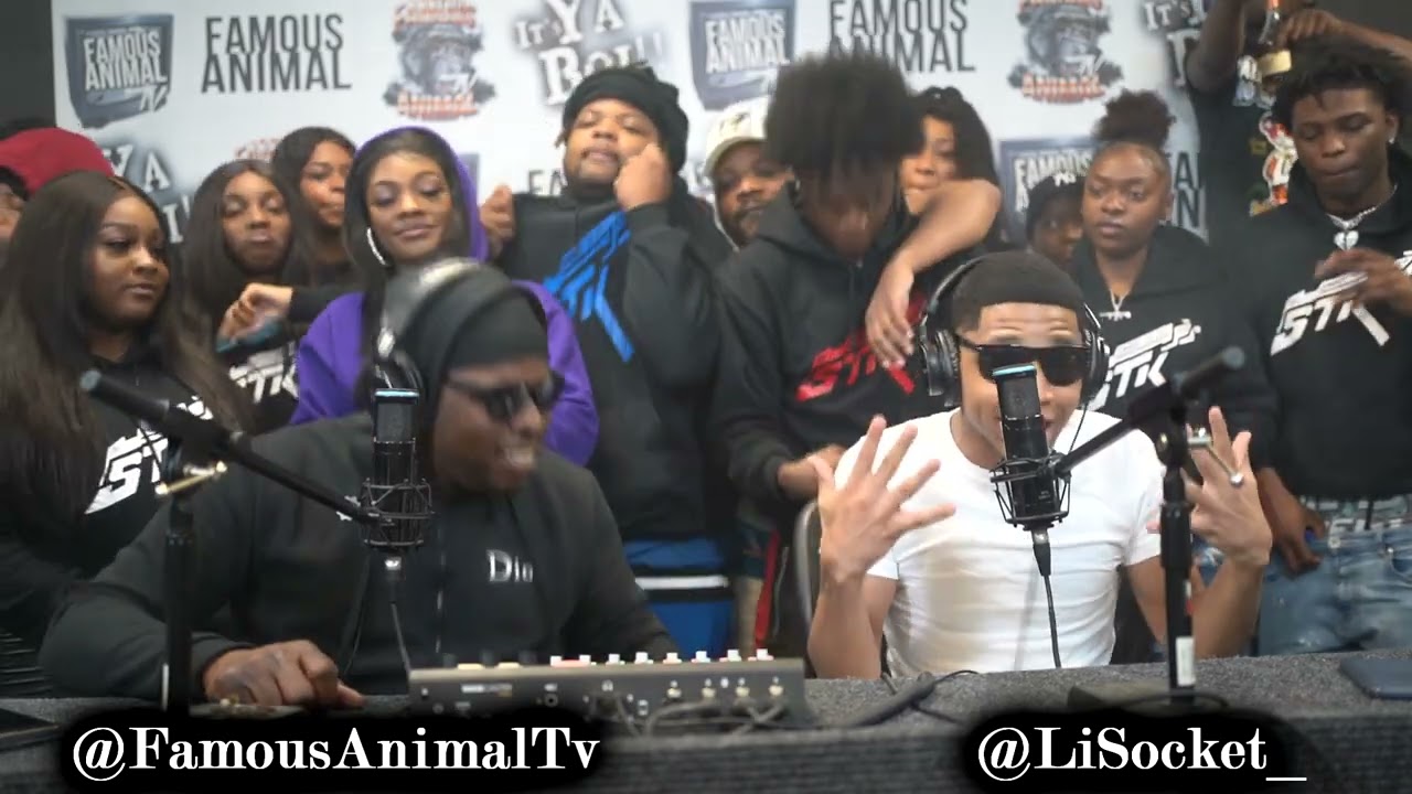 Li Socket Stops by Drops Hot Freestyle on Famous Animal Tv
