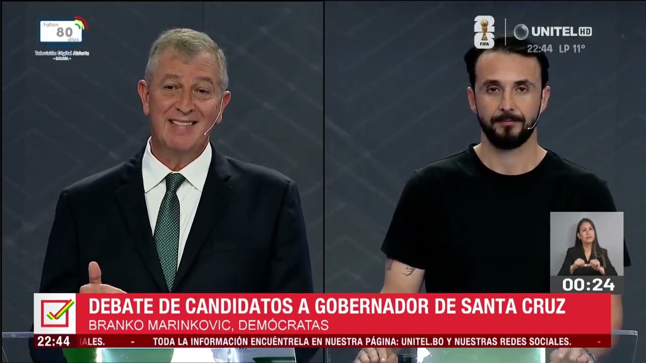 Debate Santa Cruz: Exposición y respuestas de Branko Marinkovic