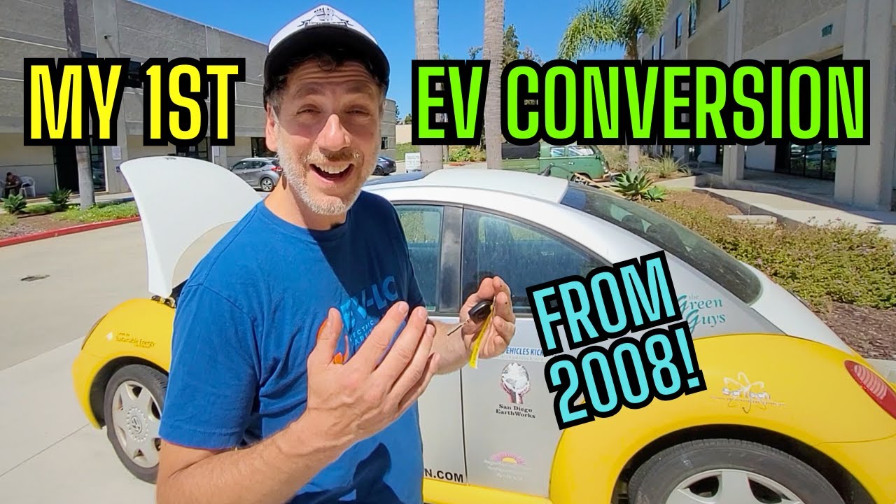My FIRST Electric Conversion from 2008! Volkswagen Beetle with DC Motor