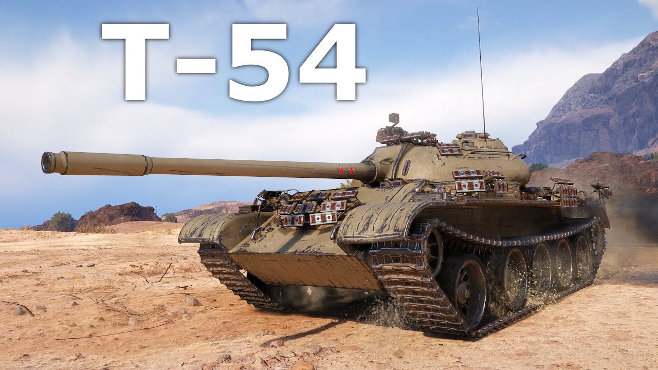 World of Tanks T-54 - Classic Soviet Medium Tank Gameplay!