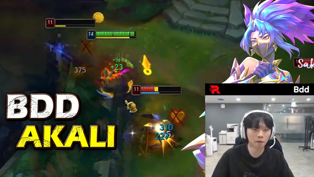 KT BDD Stream Akali | Easily Crushing Korean Challenger