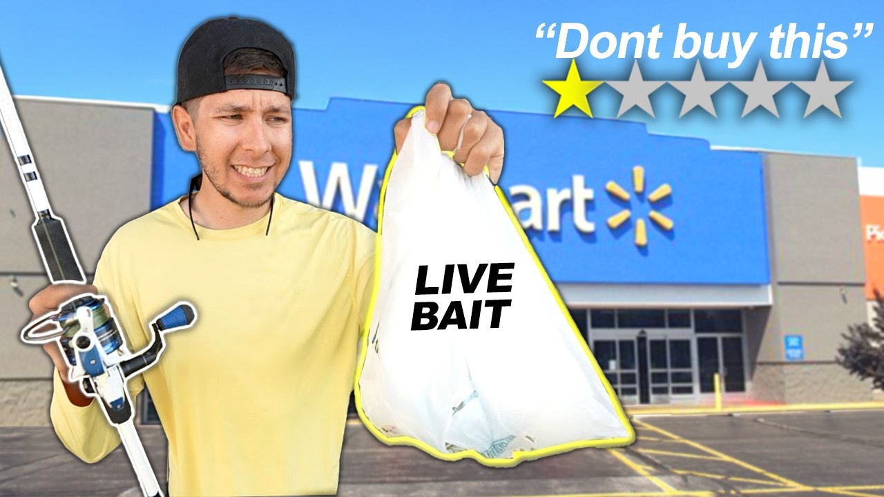 Я купил самые худшие рыболовные снасти в Walmart.. (Рыболовный эксперимент)