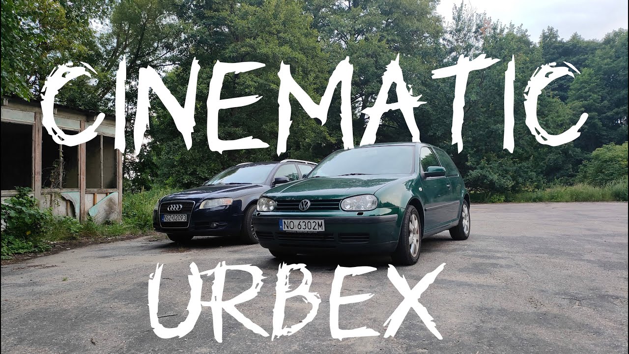Cinematic urbex with dirty cars