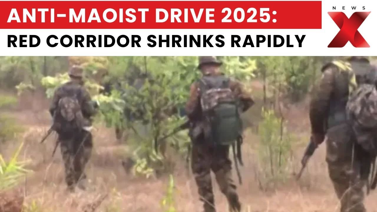 Red Corridor Shrinks as Top Maoists Killed in 2025 Crackdown | NewsX