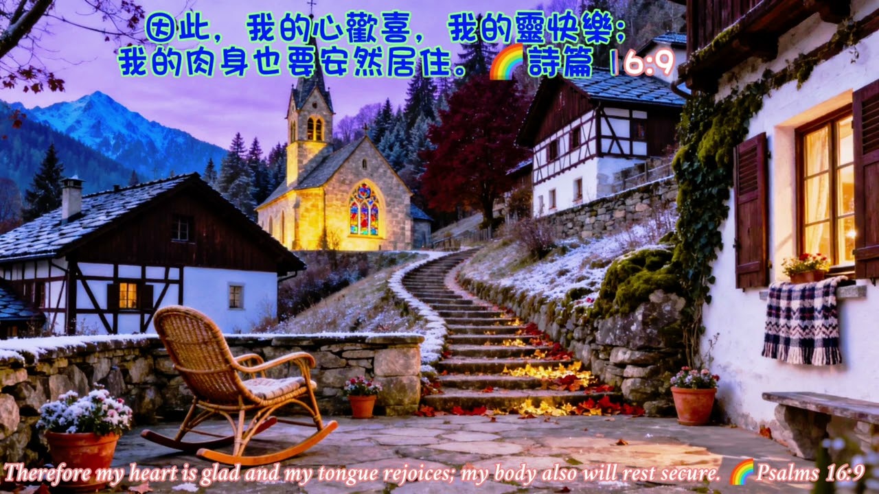 🌈176#詩16:9😇#靈閱之旅#豎琴音樂#我心靈得安寧#Ps16:9#DivineReading1.Reading2.#Meditation3.Prayer4.#Contemplation