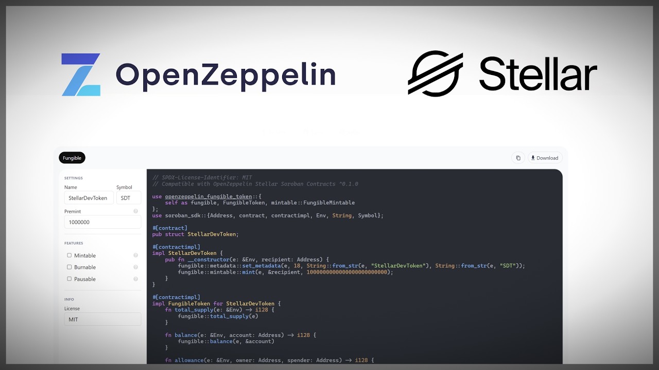 Soroban Contract Wizard | OpenZeppelin x Stellar