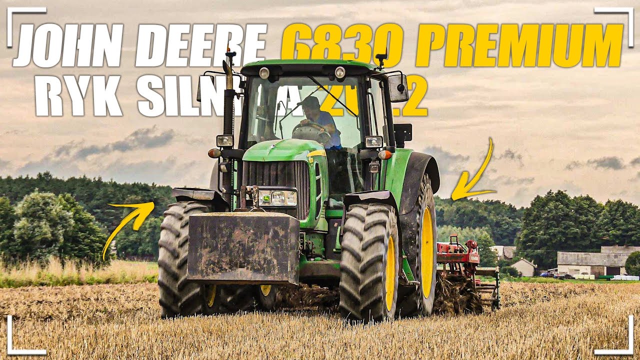 John Deere 6830 premium💚 Ryk silnika 2022 ✓ engine sound