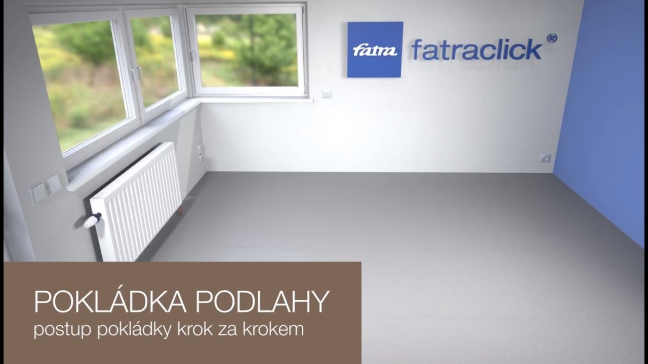 FatraClick - instalace plovoucí vinylové podlahy - video