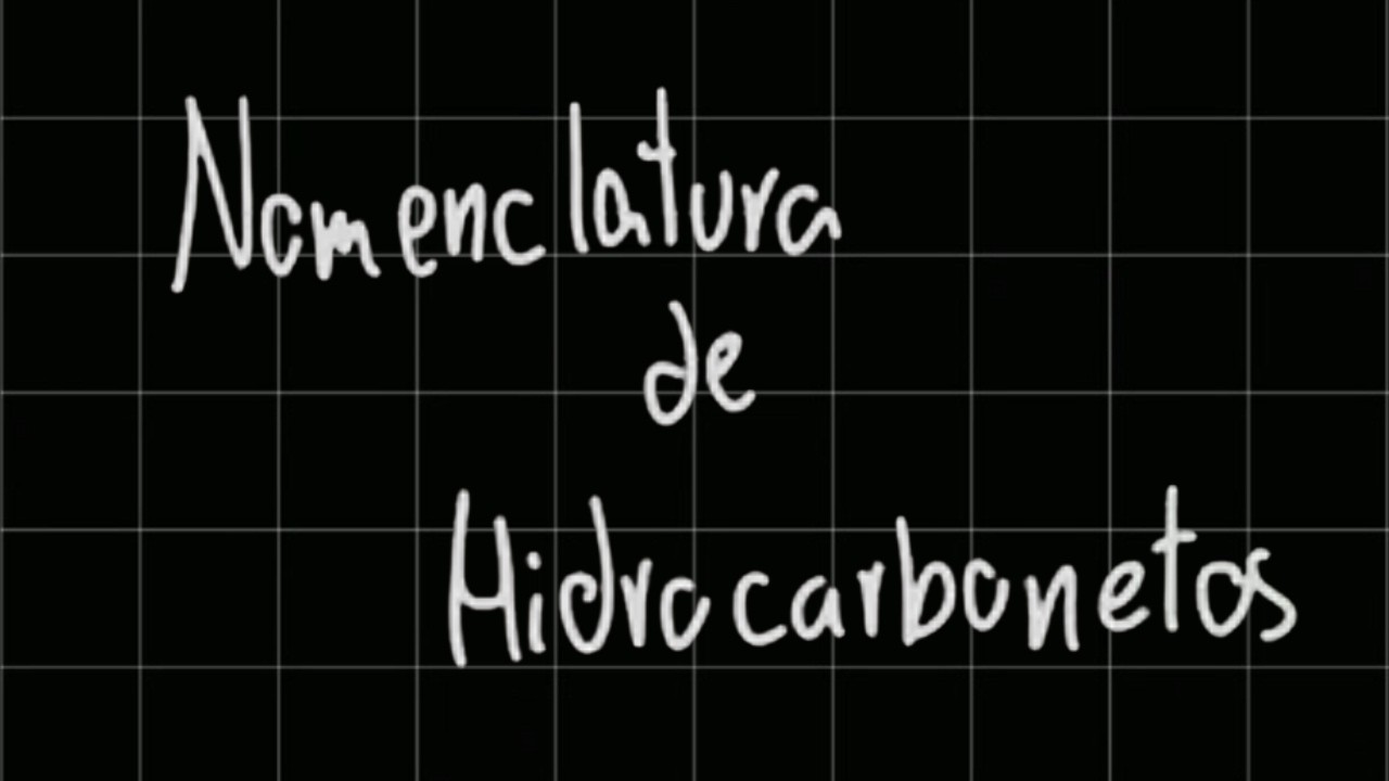 nomenclatura de hidrocarbonetos