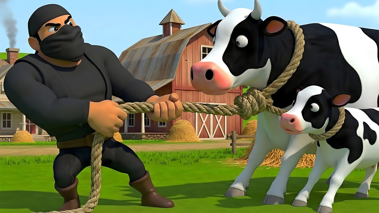 *Oh No! 😱 Someone Stole Old MacDonald's Animals! 😢 Will They Come Back? | Brainy Town* #rhymes