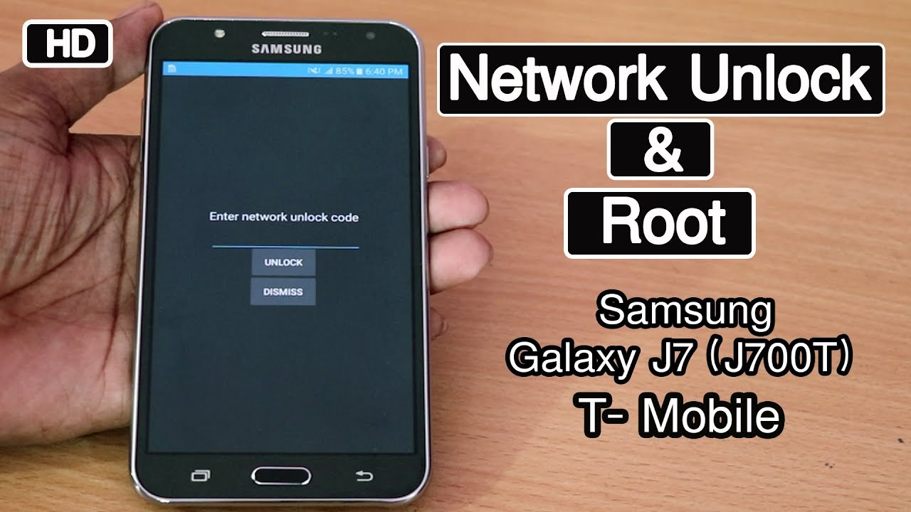 Samsung Galaxy J7 (J700T) Network Unlock & Root  2018 (T- Mobile )100% ok