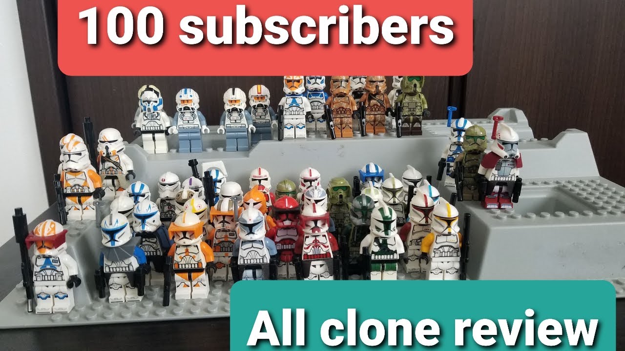 LEGO Star Wars 100 Subscriber Celebration All Clone Troopers (19th)