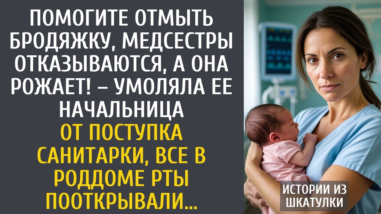 Помогите отмыть бродяжку, медсестры отказываются, а она рожает! – умоляла ее начальница…