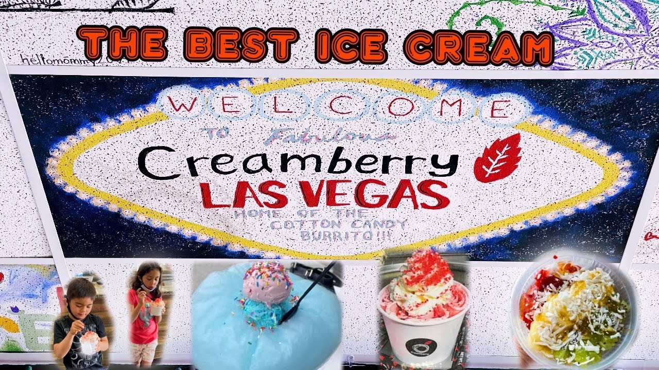 INSIDE THE CREAMBERRY IN LAS VEGAS | HOME OF THE COTTON CANDY BURRITO | The Chapman Fam