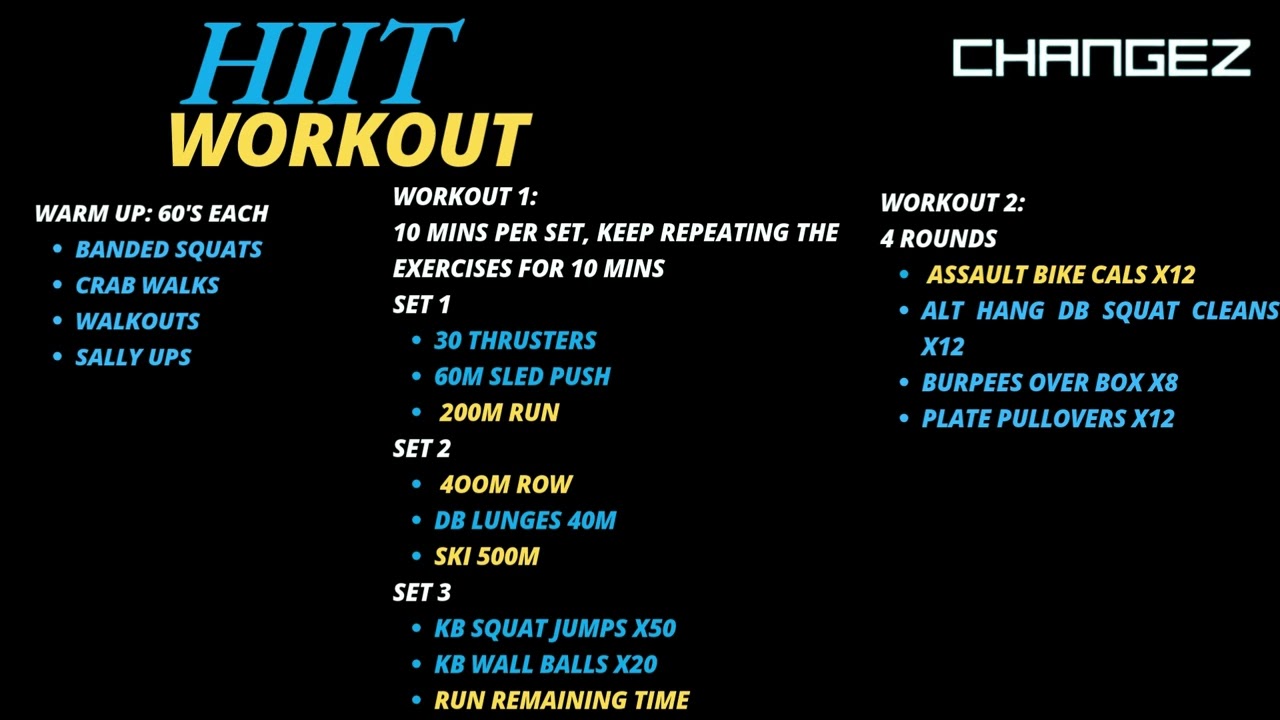HIIT WORKOUT 42