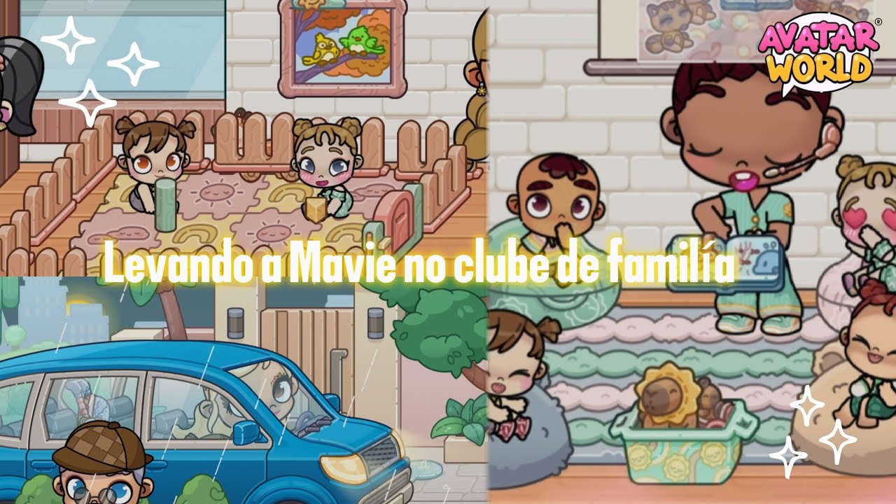 *aesthechic,*Rotina levando a Mavie no clube de famlía🩷🫧*avatar world*