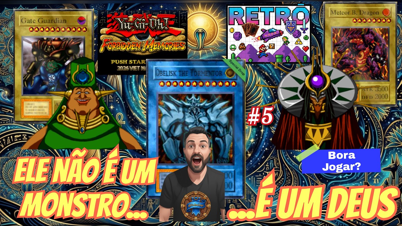 Novo MOD VN 2026 - Yu-Gi-Oh! Forbidden Memories - Ele n&atilde;o &eacute; um monstro... &Eacute; um Deus!