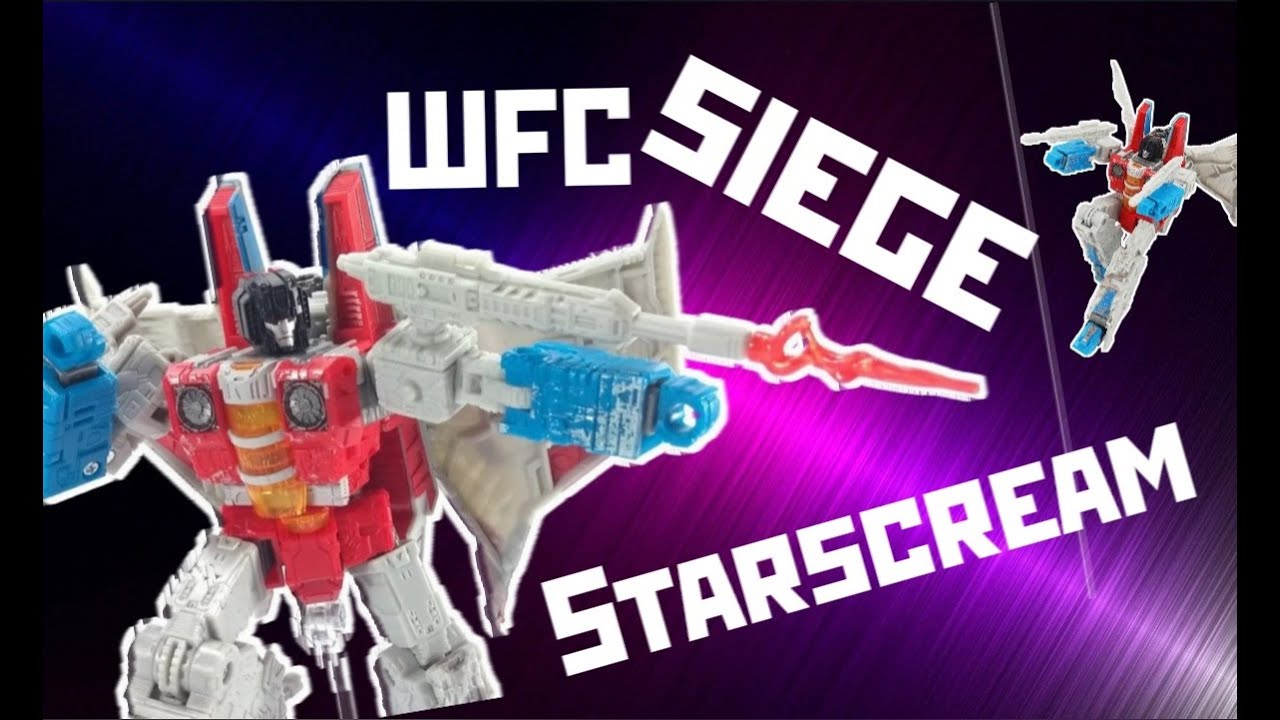 #Transformers SIEGE Starscream [ОБЗОР]