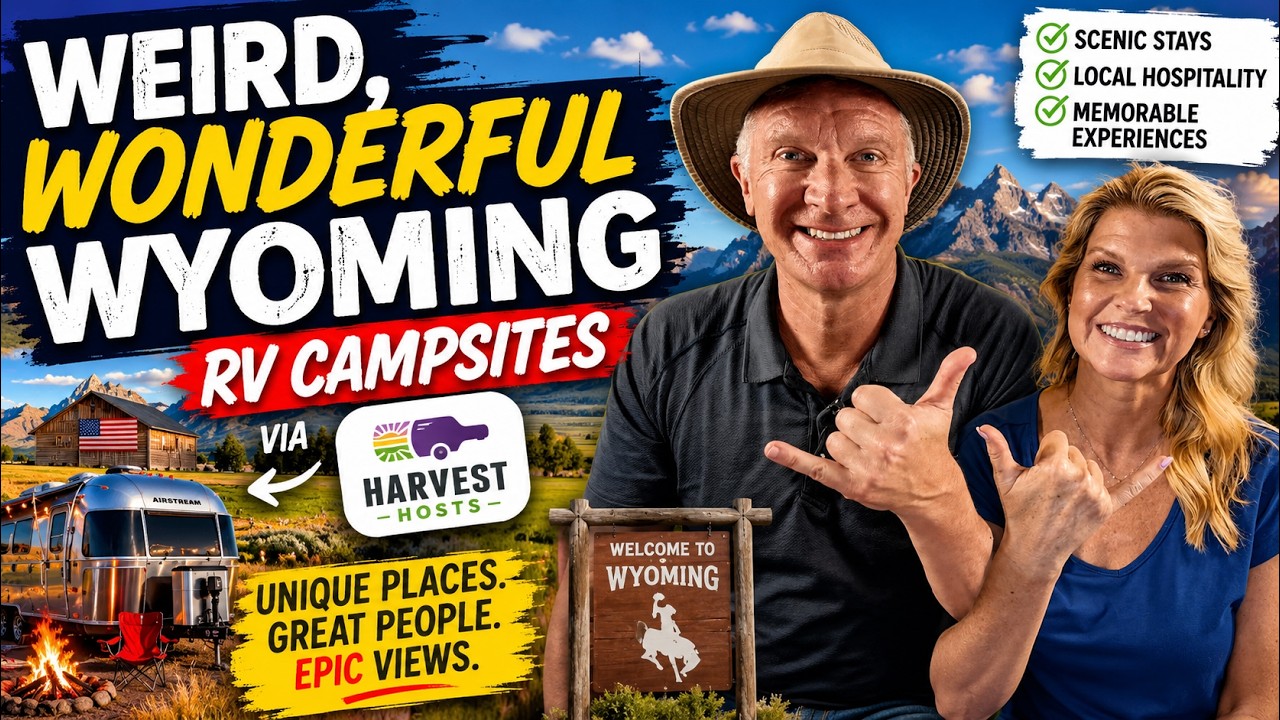 WEIRD, WONDERFUL Wyoming RV Campsites via HARVEST HOSTS