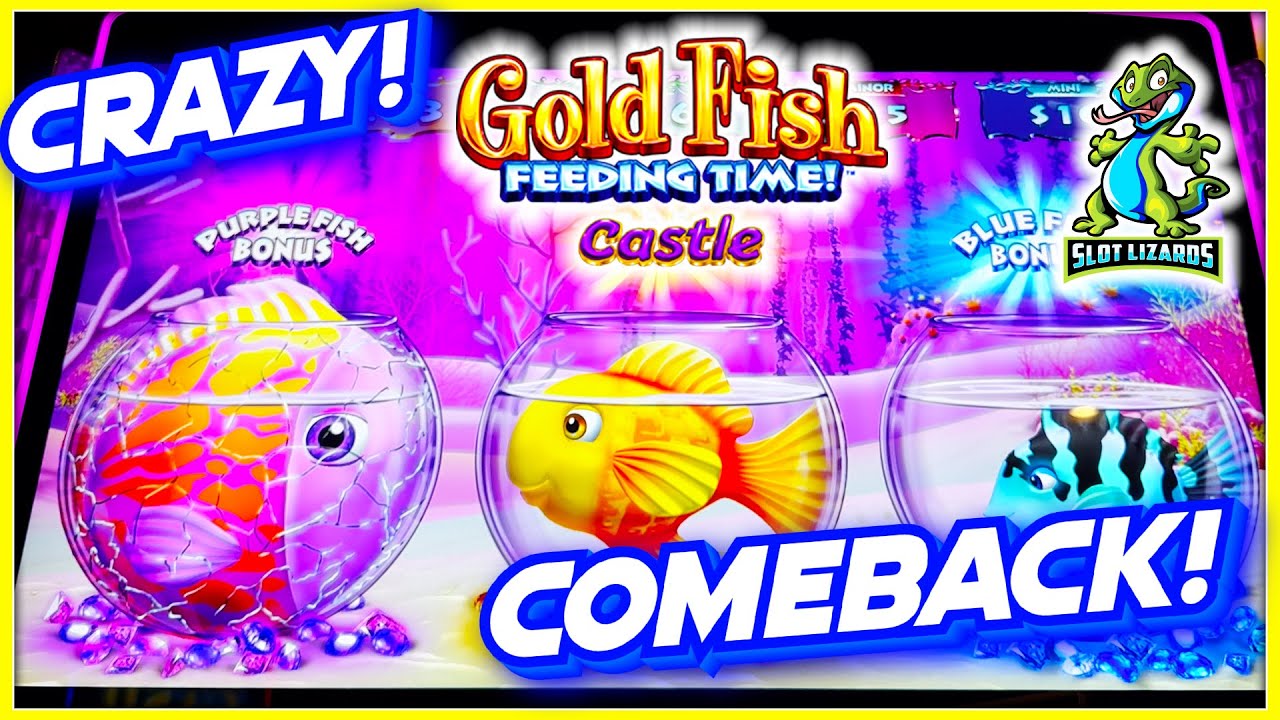 NEW SLOT! SUPER FUN BIG WIN COMEBACK! Gold Fish Feeding Time Castle