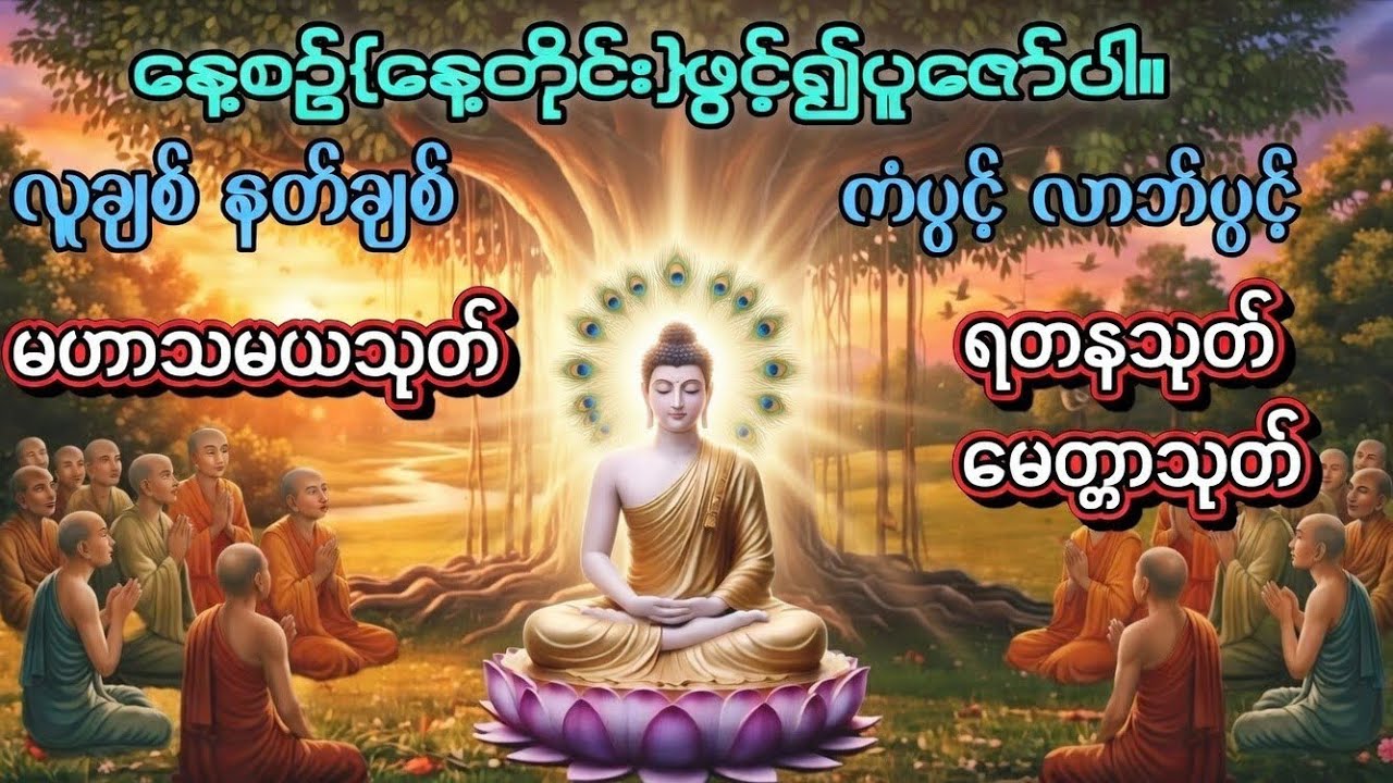 မဟာသမယသုတ် #ရတနသုတ် #မေတ္တာသုတ် #မေတ္တာပို့ #တရားတော်များ #ပရိတ်ကြီး #buddha #dhamma #tayar #views 