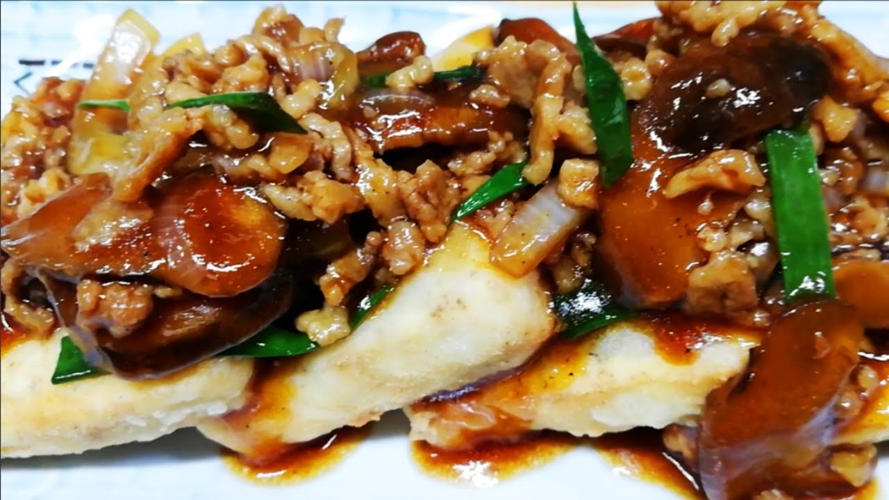 HOW TO MAKE TOFU STEAK, JAPANESE STYLE TOFU STEAK , TOFU RECPE | The Restaurants Food