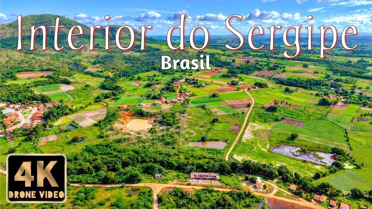 O Interior do Sergipe, Brasil 4K HDR Drone