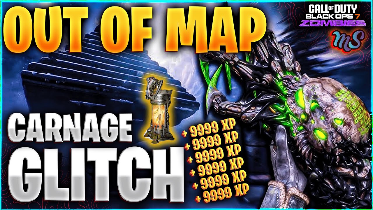 MAJ GLITCH OUT OF MAP ZOMBIE BO7 AVEC INDUCTEUR DE CARNAGE AU SPAWN JANUS #bo7