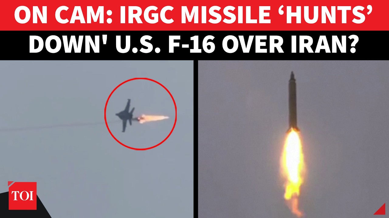Iran zestrzelił F-16? IRGC opublikował szokujące nagranie z ostrzału rakietowego, kt&oacute;ry &bdquo;wycelowa...