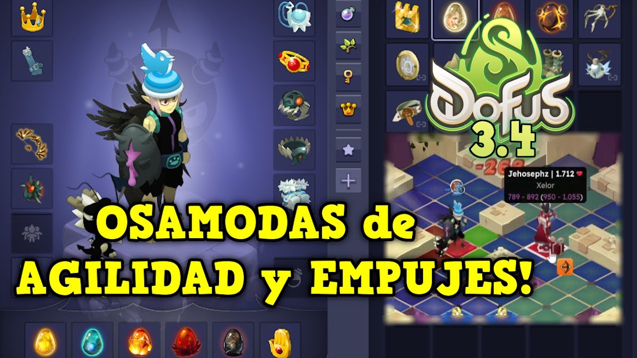 [DOFUS 3.4] ¿QUÉ tan FUERTE SIGUE el OSAMODAS de AGILIDAD y EMPUJES? | Koliseos 1vs1