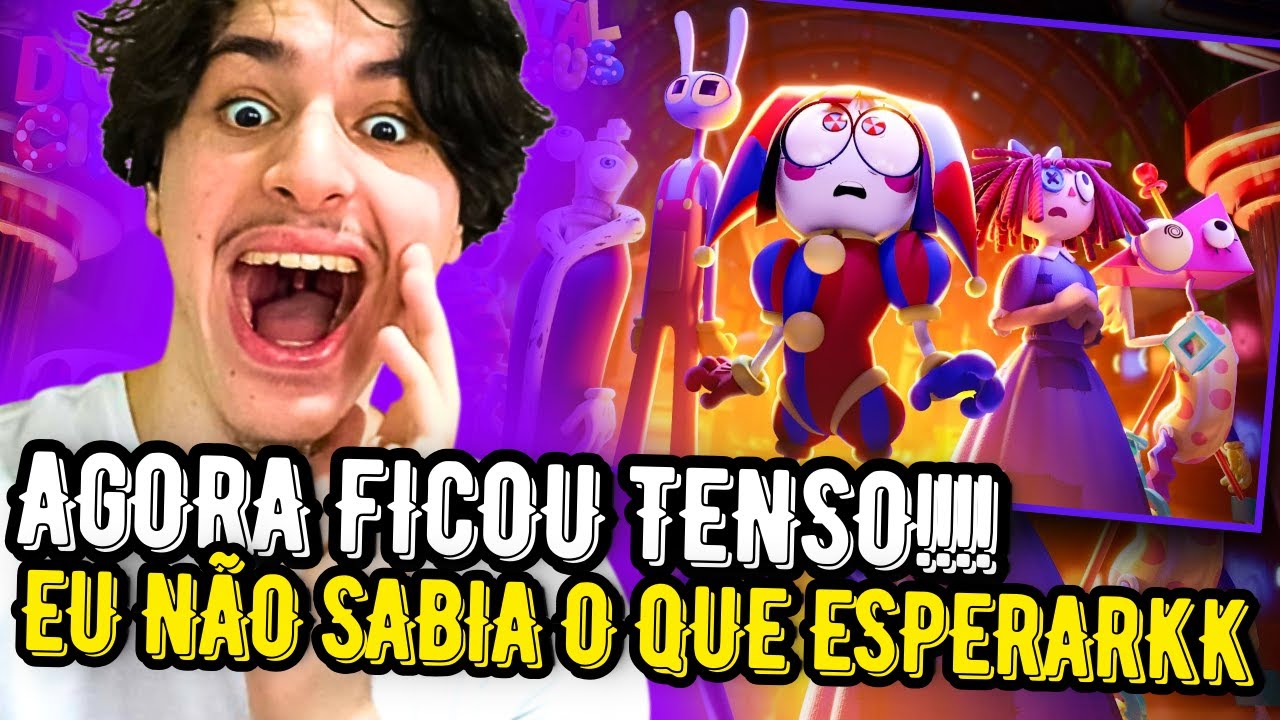 REACT a O INCRÍVEL CIRCO DIGITAL: - Ep 7: Episódio de Praia | GLITCH | Johnny Reacts