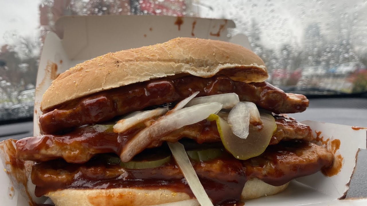 McDonald's McRib Is Back Nationwide !!!