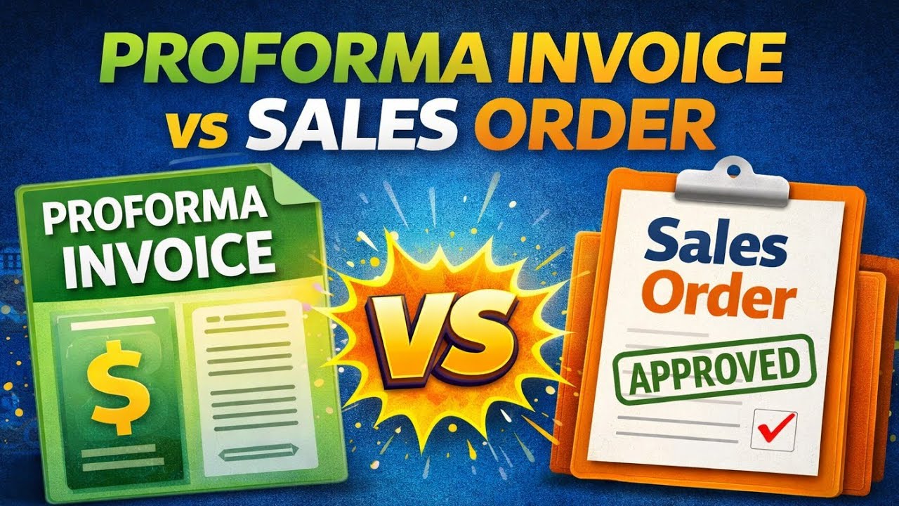 Proforma Invoice vs Sales Order | Clear in 2 Minutes! by suman education hub english