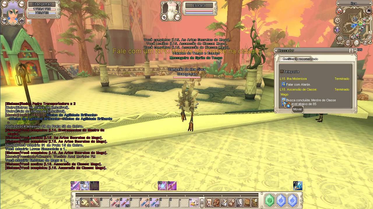Grand Fantasia - Troca de Classe lv15 pra lv16