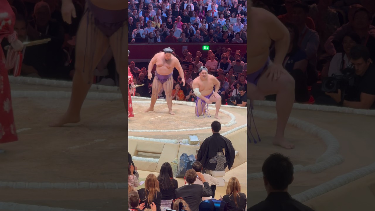 Grand Sumo London Day 1 - Takerufuji vs Roga