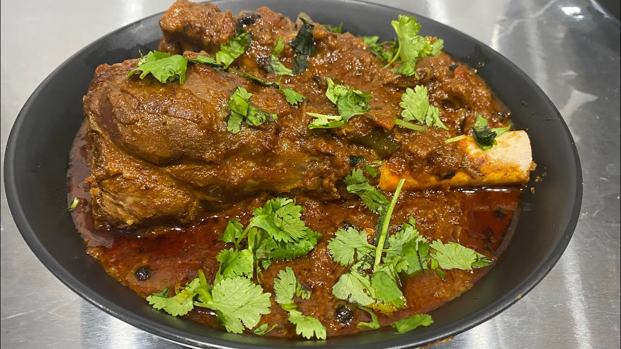 Lamb Shanks - Indian Style | Lamb Shanks in Pressure Cooker | Lamb Curry