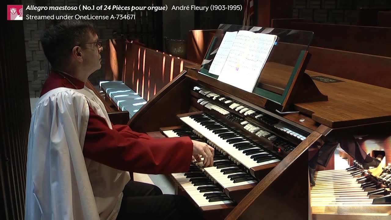 Allegro maestoso (No.1 of 24 Pièces pour orgue) | André Fleury (1903-1995)