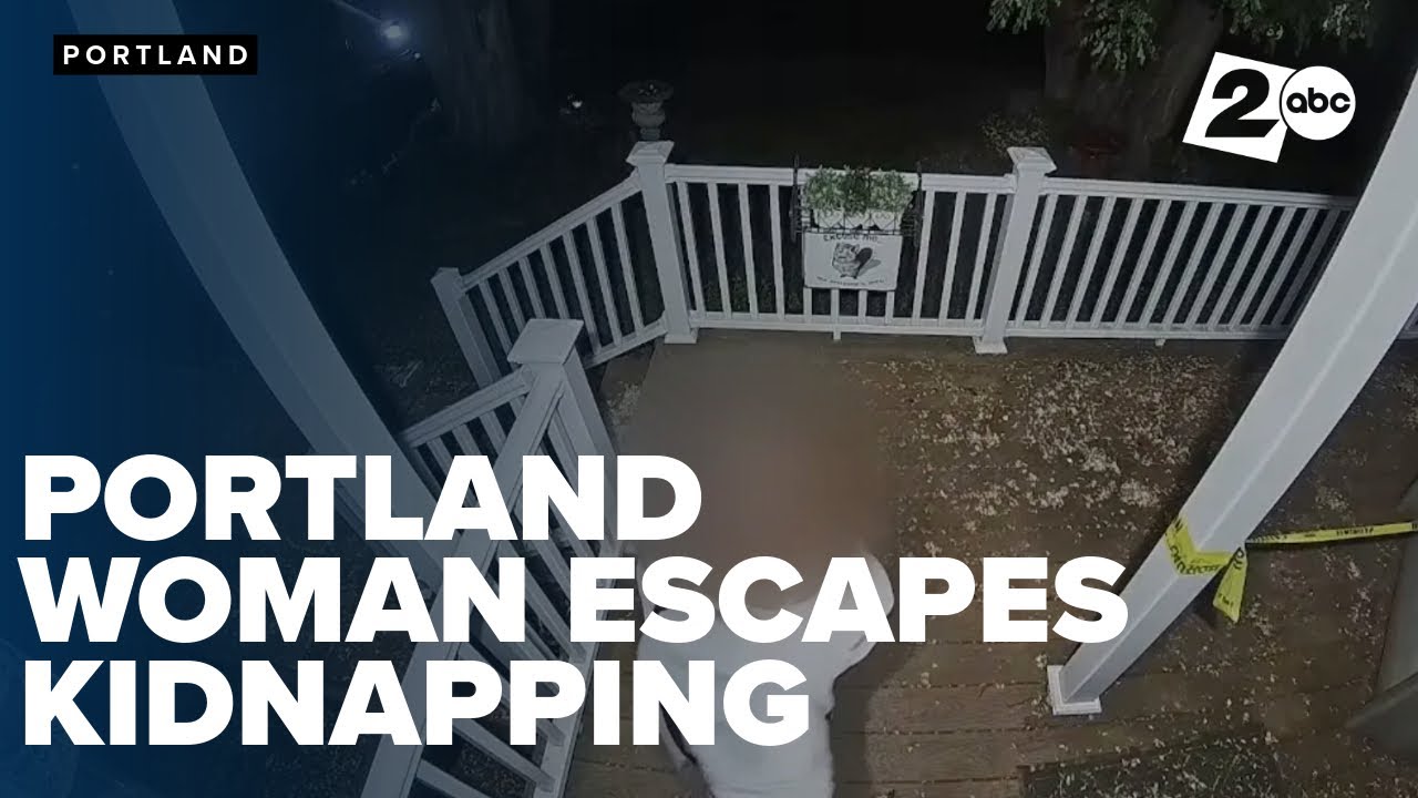 Injured woman caught on camera begging for help after kidnapping attempt