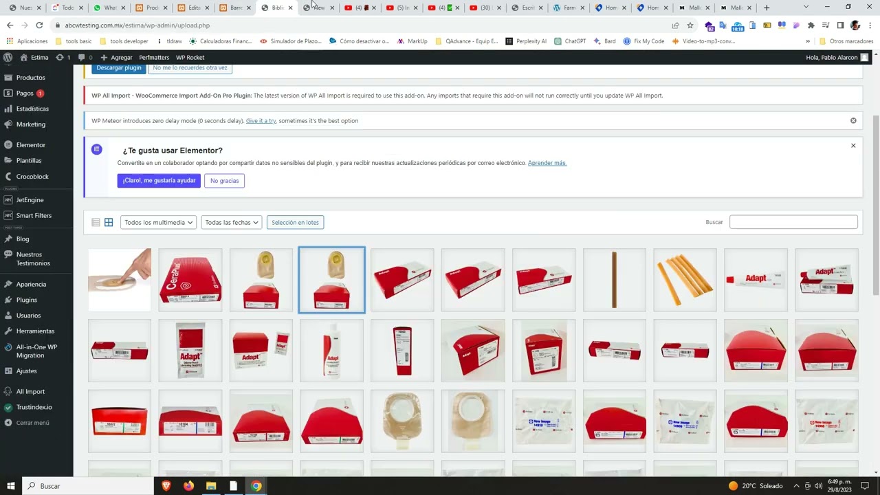 Tutos Pablo - Como importar productos con variacion WP ALL IMPORT