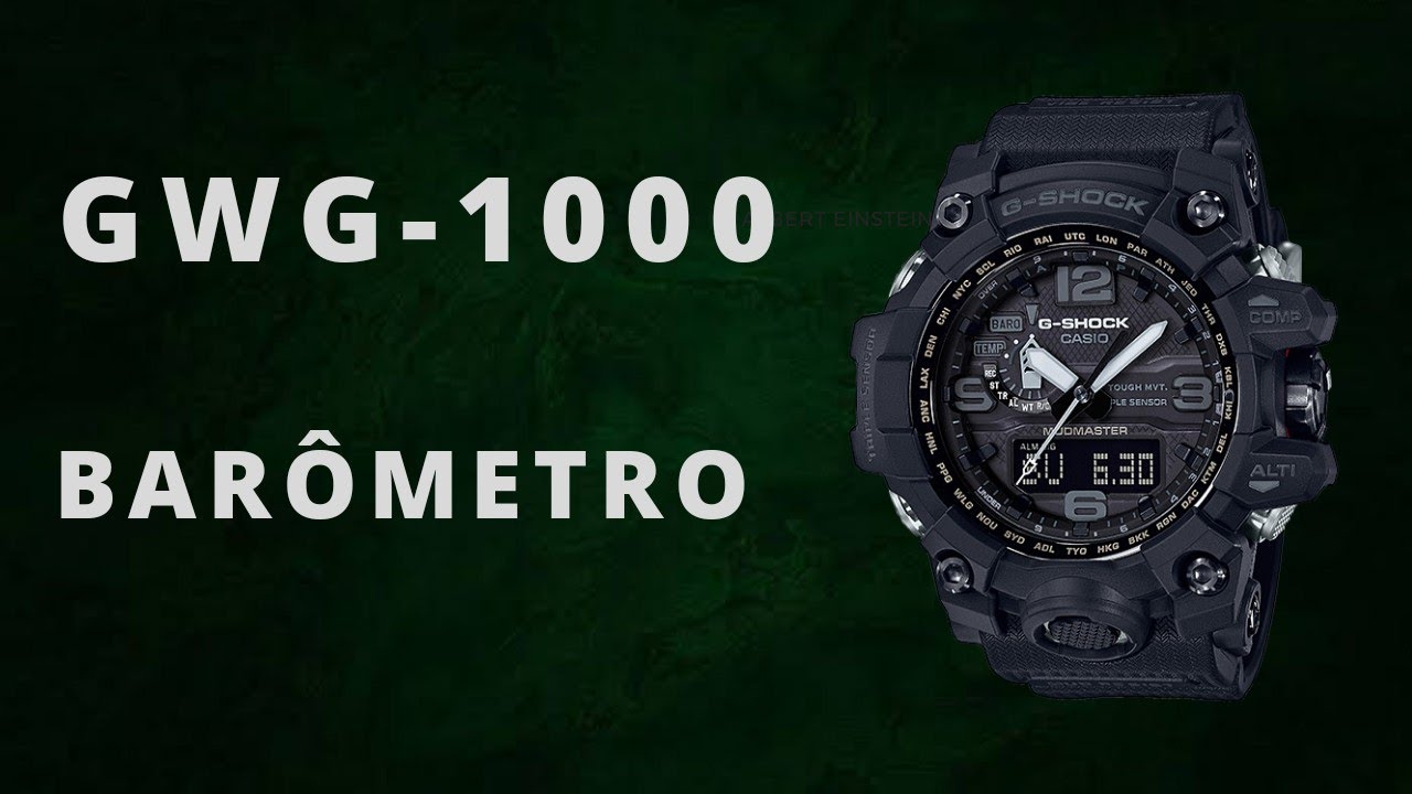 BARÔMETRO CASIO G-GSHOCK MUDMASTER GWG-1000