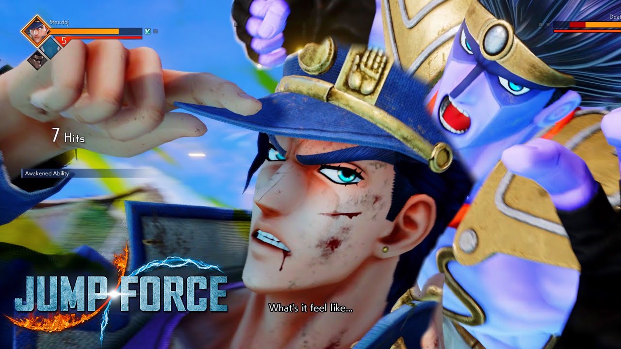 ORA ORA ORA! Jotaro Kujo Jump Force Online Gameplay!