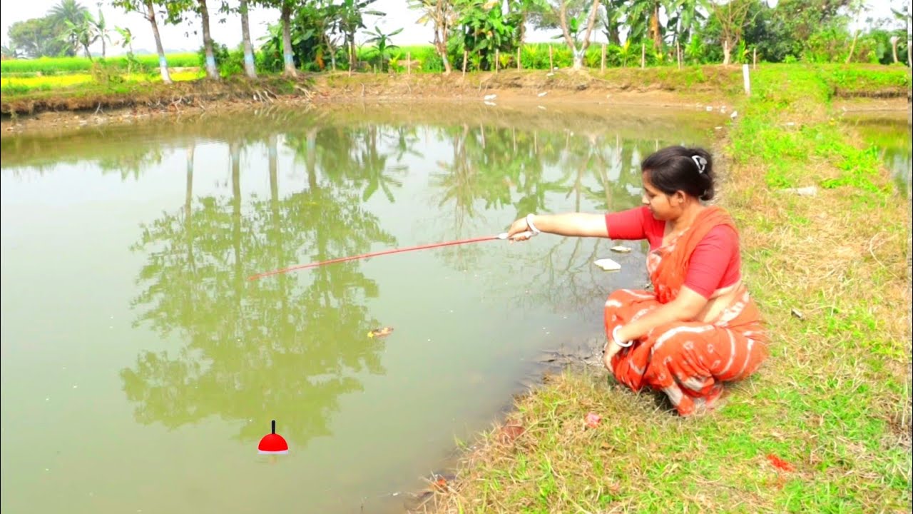 Fishing video ✅ A Beautiful girls new fishing techniques surprise everyone every day | fishing Hook 