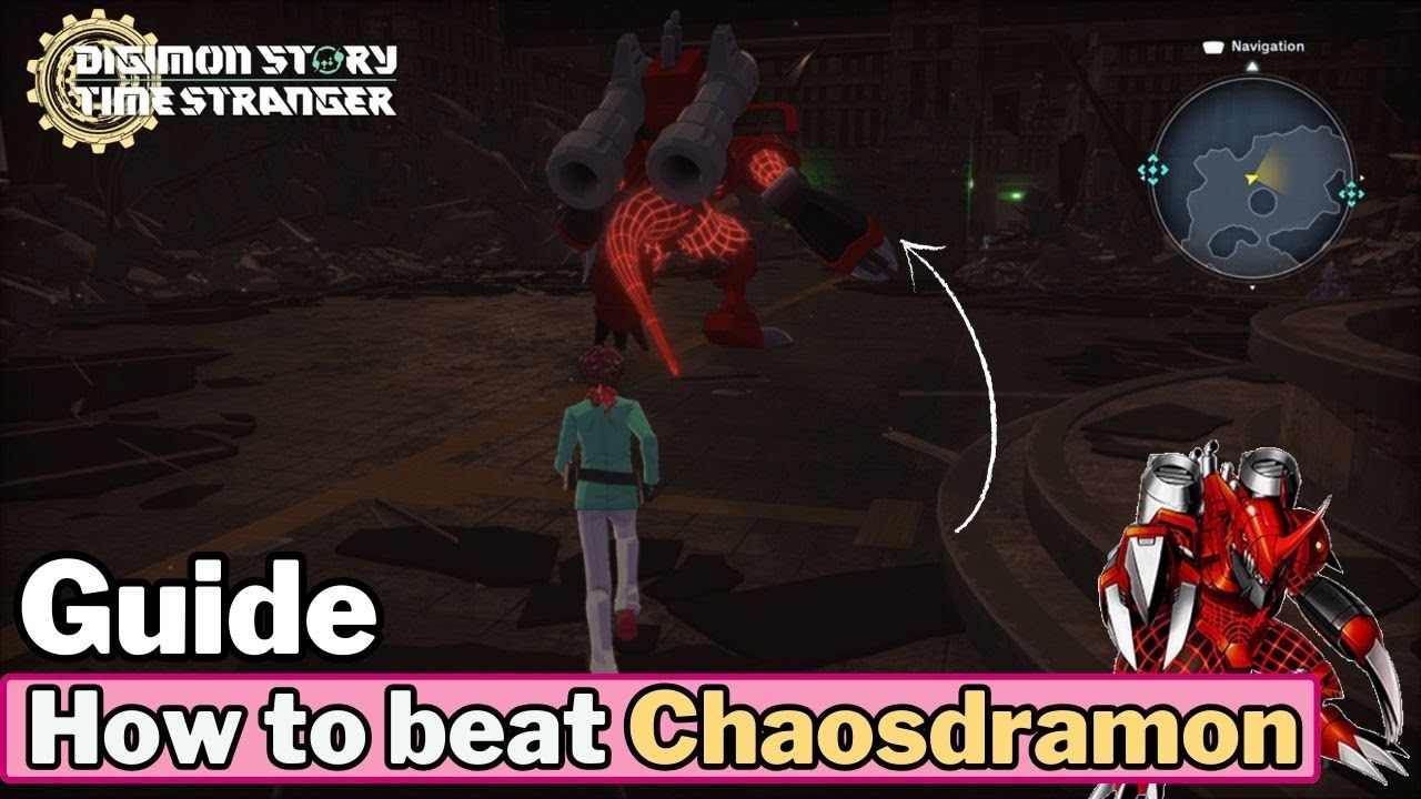 How to beat Chaosdramon (Early Optional Boss) - Digimon Story: Time Stranger