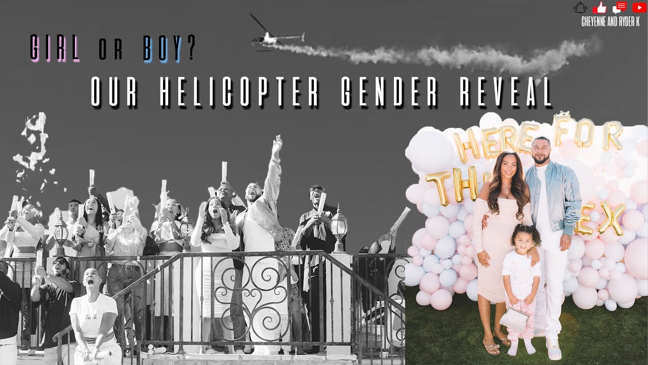 OUR GENDER REVEAL *EMOTIONAL* HELICOPTER SURPRISE !!!