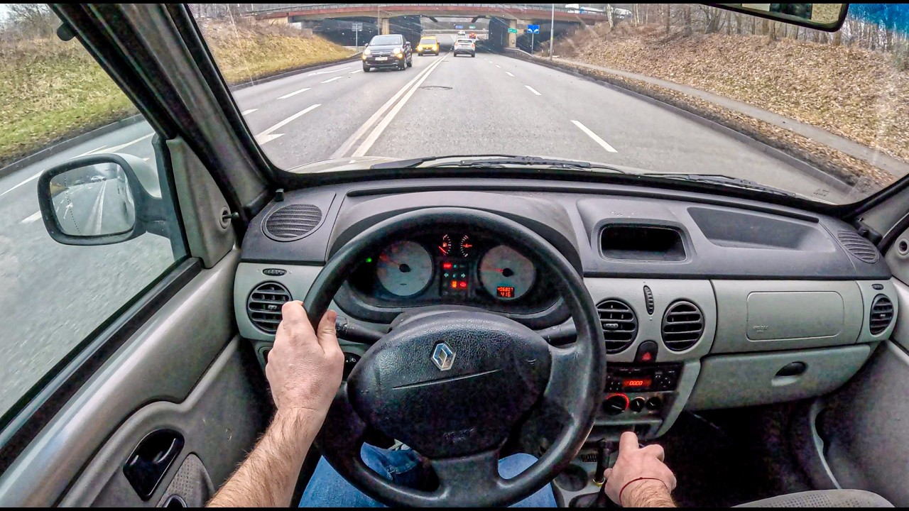 2004 Renault Kangoo 405,000 km |1.5 dCi 82 HP| POV Test Drive #2723 | Joe Black