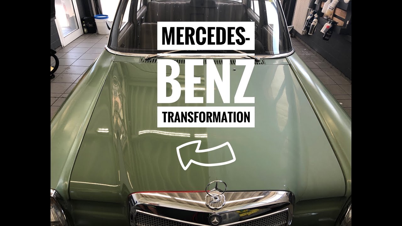 Die MEGA Transformation ! // Mercedes Benz W115 Detailing // Detailing Vlog